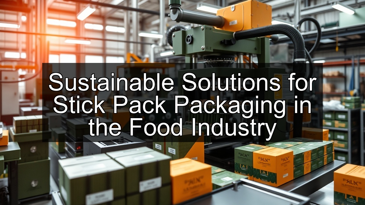 contract stick pack company quality assurance stick pack assembly manufacturing